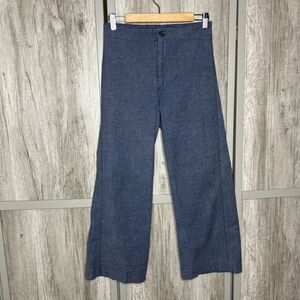 Prairie Underground Straight Leg Pants in Denim Blue